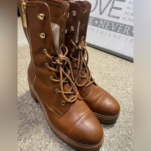 Michael Kors combat boots
